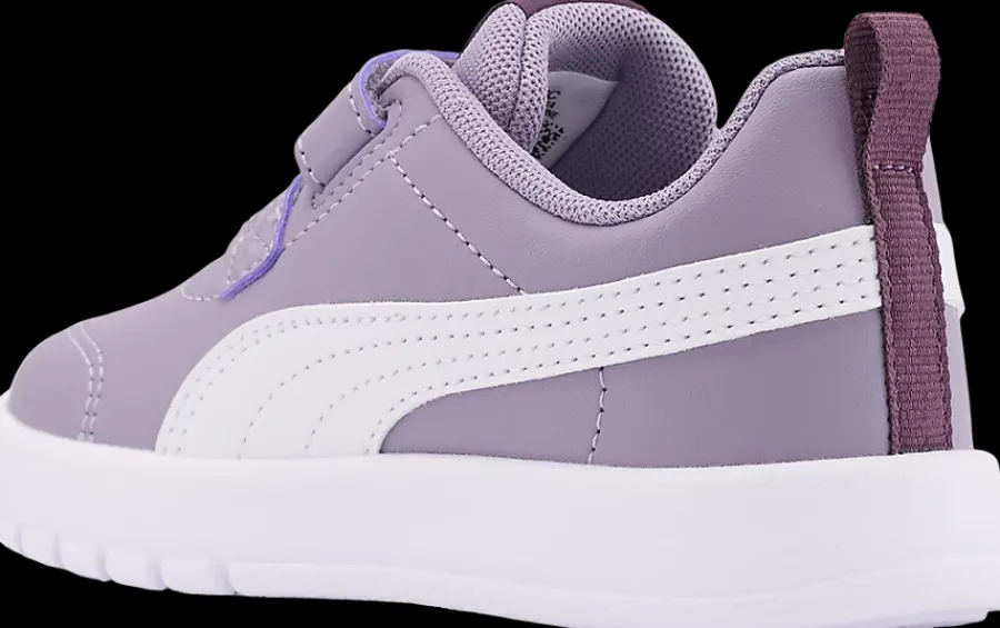 New fioletowo-białe sneakersy dziecięce Courtflex V3 Dzieci Sportowe