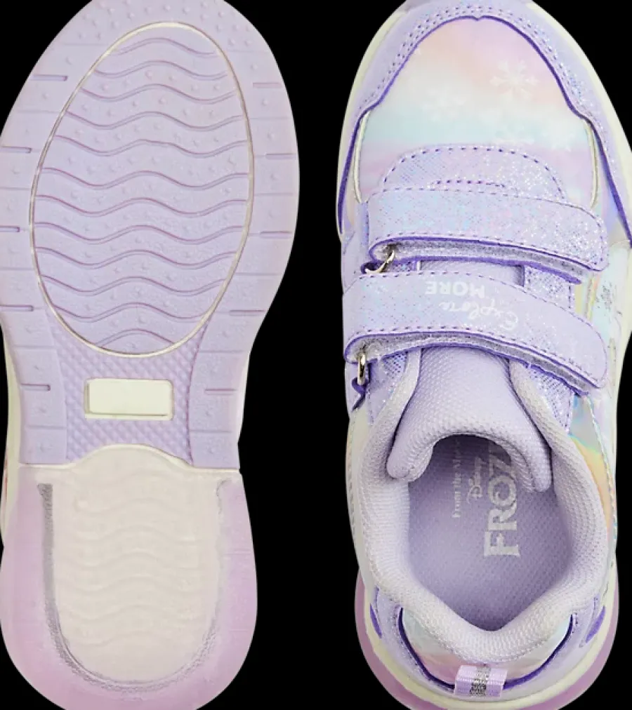 Clearance fioletowo-srebrne sneakersy dziewczęce Dzieci Sportowe