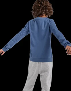 Sale granatowa bluza dziecięca z długim rekawem Dzieci Odzież