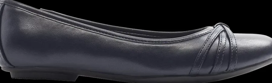 Discount granatowe baleriny damskie Damskie Baleriny