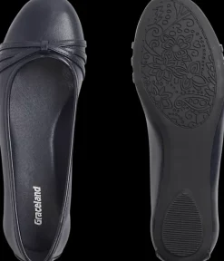 Discount granatowe baleriny damskie Damskie Baleriny