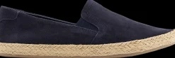 Hot granatowe espadryle męskie Męskie Półbuty