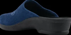 granatowe kapcie damskie Damskie Kapcie