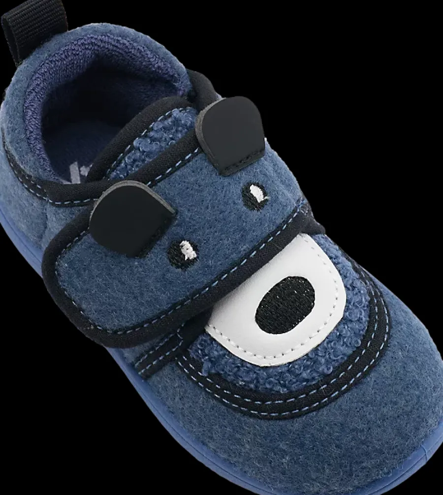 Discount granatowe kapcie dziecięce Dzieci Kapcie