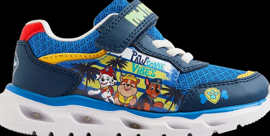 Sale granatowe sneakersy chłopięce ze światełkiem Dzieci Sportowe