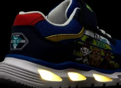 Sale granatowe sneakersy chłopięce ze światełkiem Dzieci Sportowe
