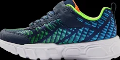 Clearance granatowe sneakersy chłopięce z zapięciem na rzep Dzieci Sportowe