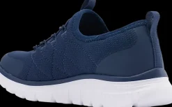 Best granatowe sneakersy damskie z wkładką memory foam Damskie Sportowe|Markowe