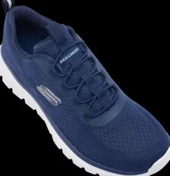 Hot granatowe sneakersy damskie z wkładką memory foam Damskie Sportowe|Markowe