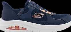 Online granatowe sneakersy damskie z wkładką memory Damskie Sportowe|Markowe