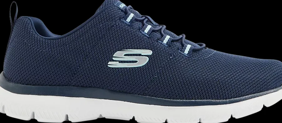 Online granatowe sneakersy damskie na białej podeszwie Damskie Sportowe|Markowe