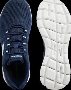 Online granatowe sneakersy damskie na białej podeszwie Damskie Sportowe|Markowe