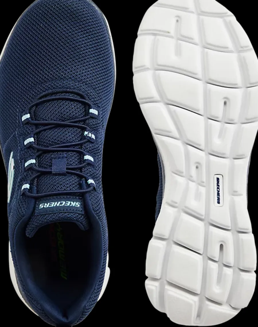 Online granatowe sneakersy damskie na białej podeszwie Damskie Sportowe|Markowe