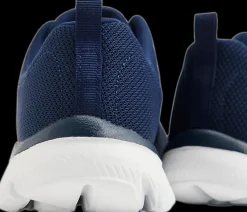 Online granatowe sneakersy damskie na białej podeszwie Damskie Sportowe|Markowe