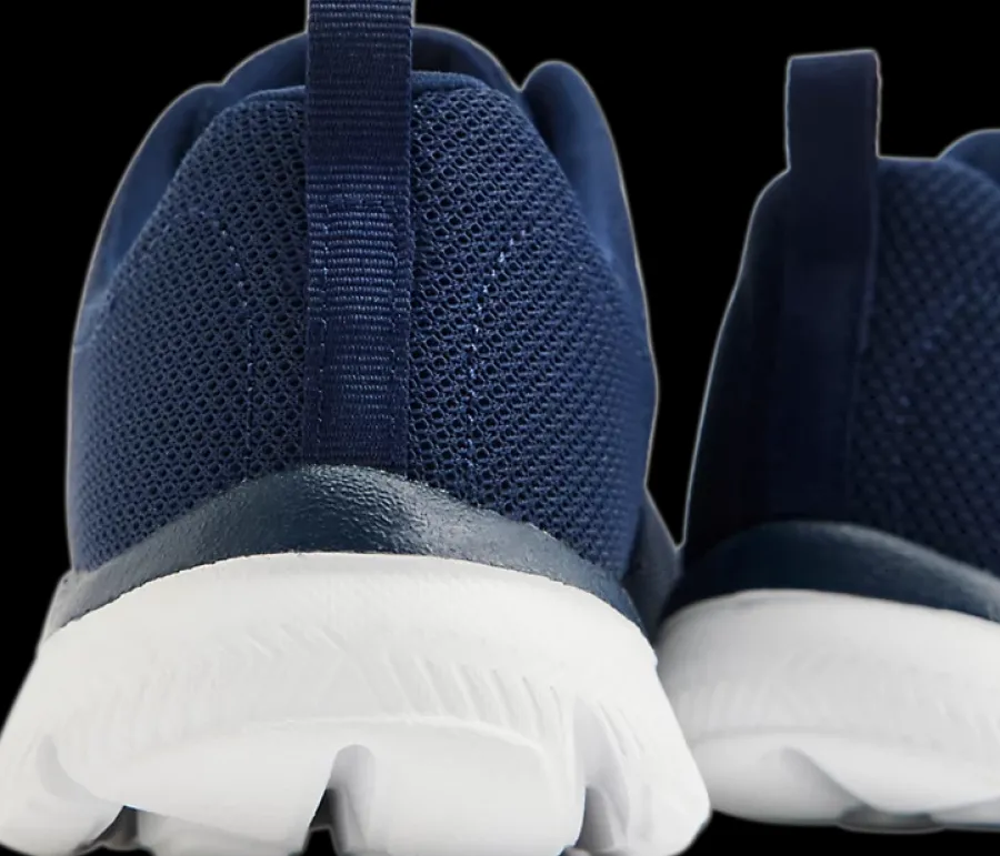 Online granatowe sneakersy damskie na białej podeszwie Damskie Sportowe|Markowe