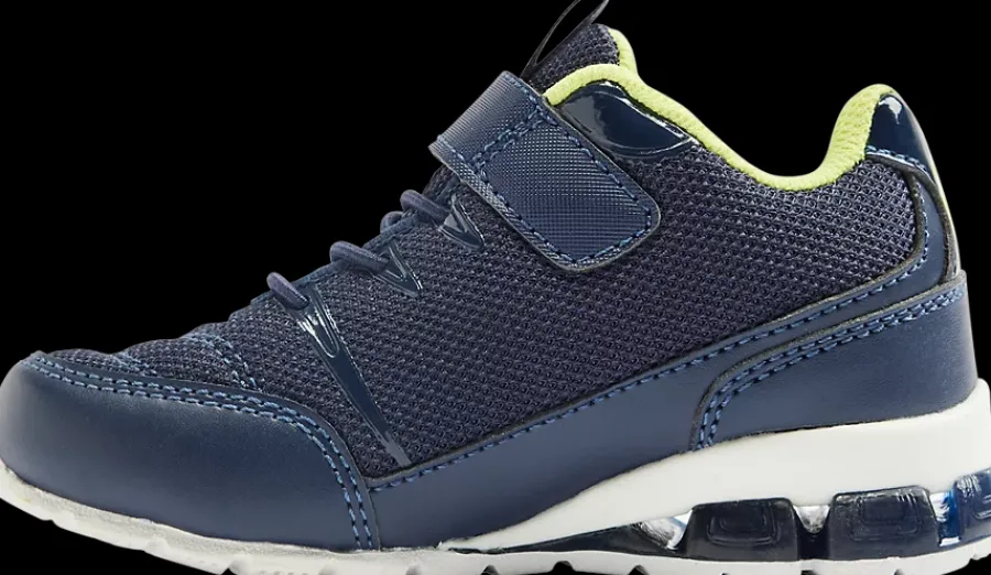 Online granatowe sneakersy dziecięce z zapięciem na rzep Dzieci Sportowe