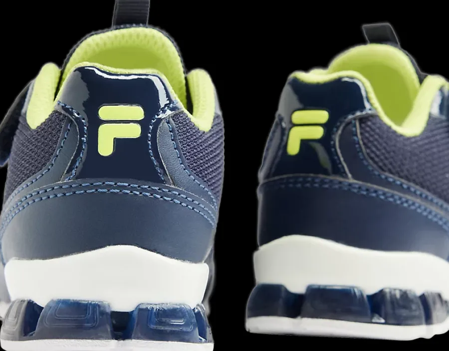 Online granatowe sneakersy dziecięce z zapięciem na rzep Dzieci Sportowe