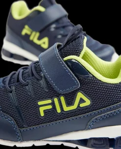 Online granatowe sneakersy dziecięce z zapięciem na rzep Dzieci Sportowe