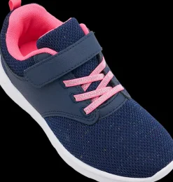 Online granatowe sneakersy dziewczęce Dzieci Sportowe