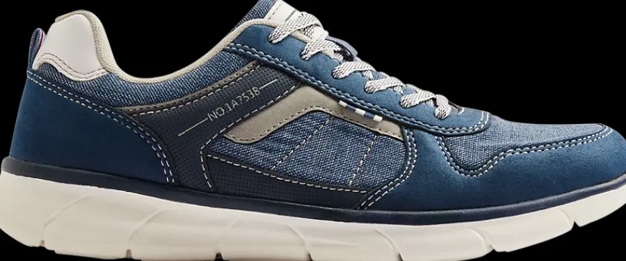 Discount granatowe sneakersy męskie Męskie Sportowe