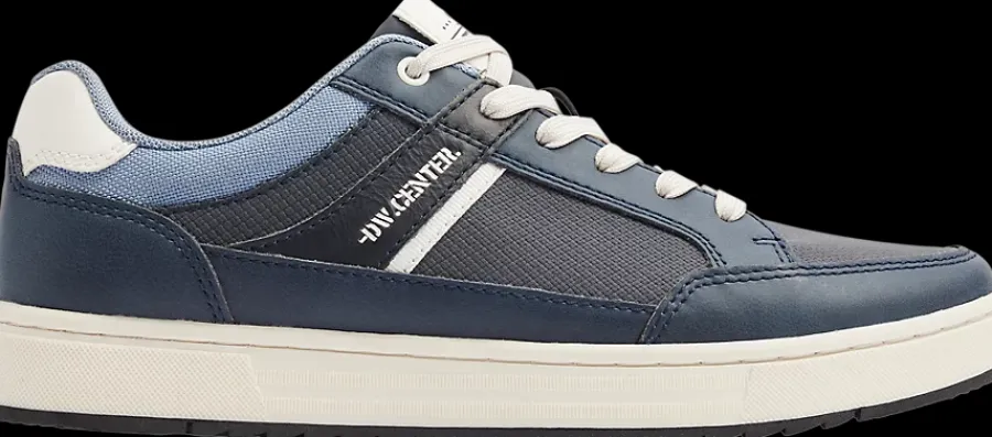 Outlet granatowe sneakersy męskie Męskie Sportowe