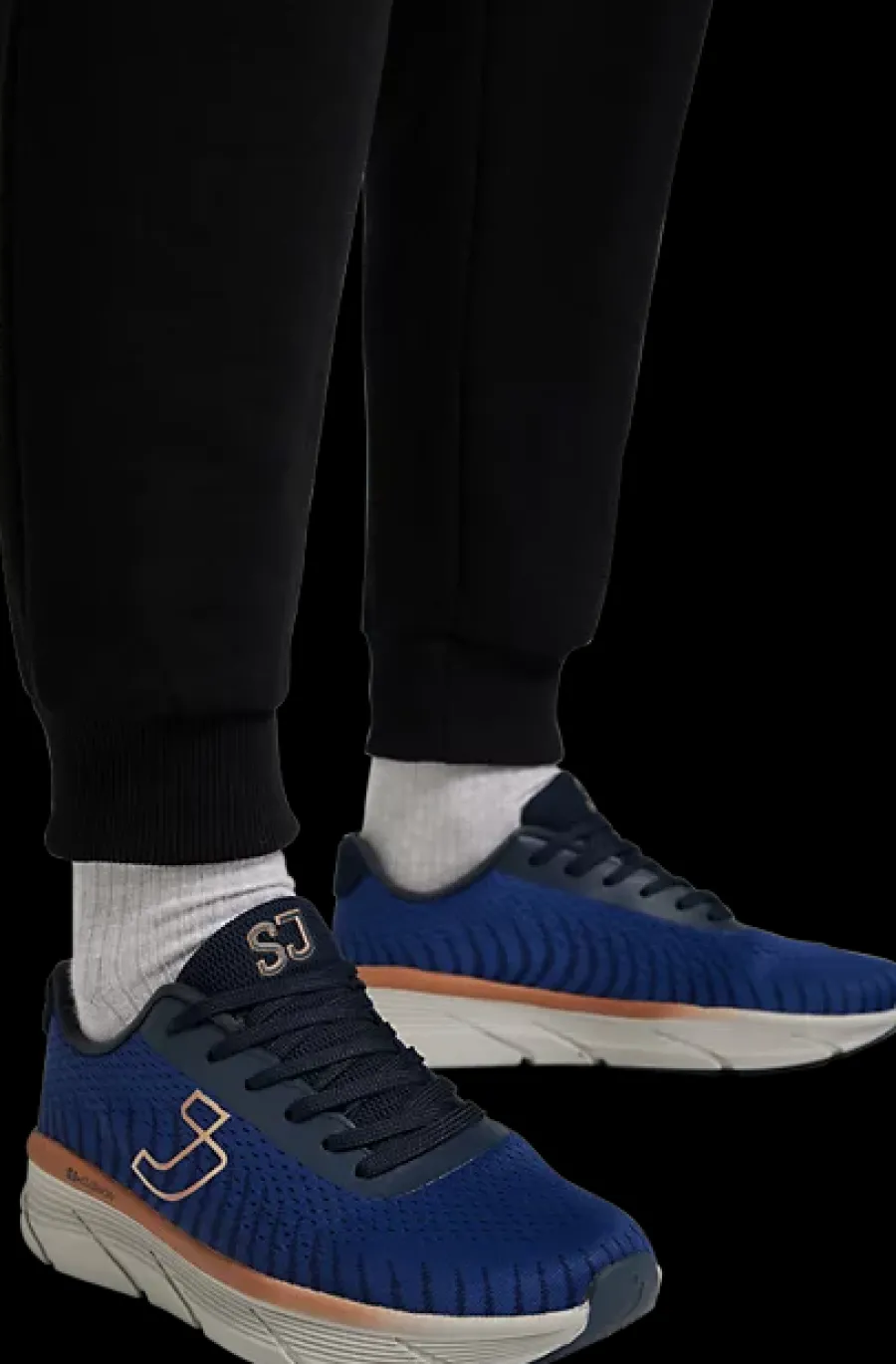 Online granatowe sneakersy męskie Męskie Sportowe|Treningowe