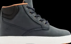 Outlet granatowe sznurowane buty chłopięce za kostkę Dzieci Półbuty