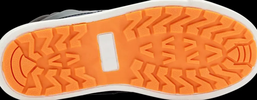 Outlet granatowe sznurowane buty chłopięce za kostkę Dzieci Półbuty