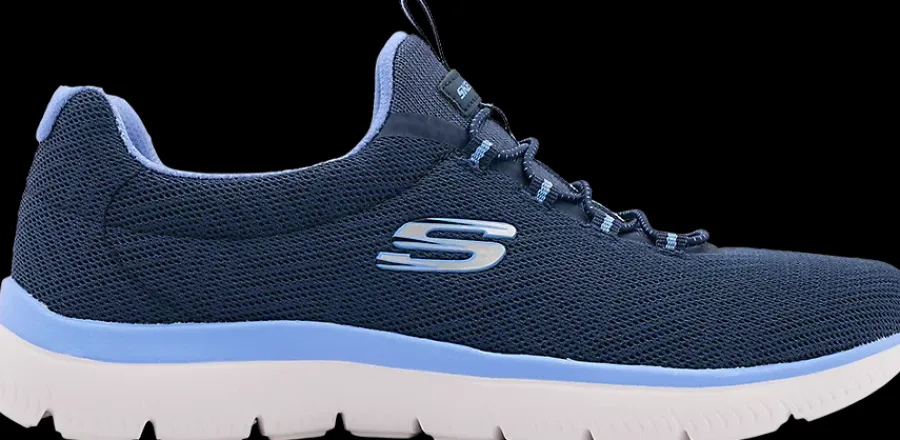 Outlet granatowe wsuwane sneakersy damskie Damskie Sportowe|Casual