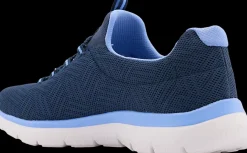 Outlet granatowe wsuwane sneakersy damskie Damskie Sportowe|Casual
