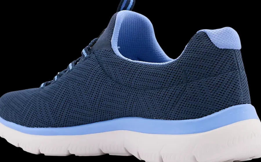 Outlet granatowe wsuwane sneakersy damskie Damskie Sportowe|Casual