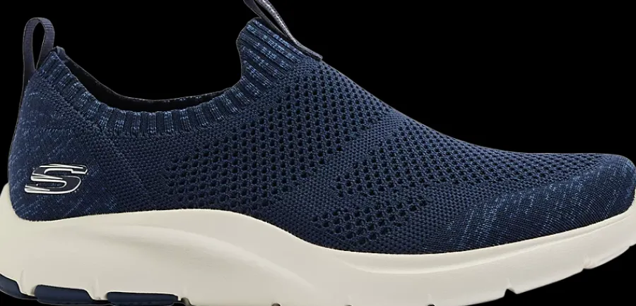 granatowe wsuwane sneakersy męskie Męskie Sportowe|Markowe