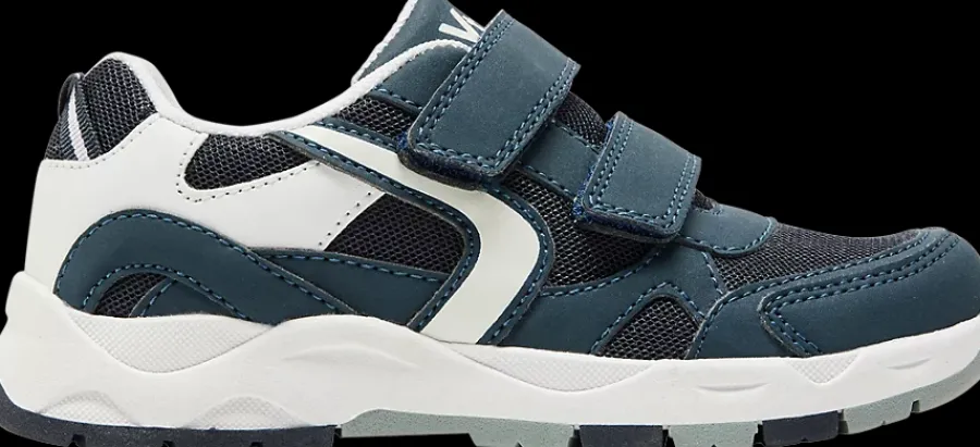 Discount granatowo-białe sneakersy chłopięce Dzieci Sportowe