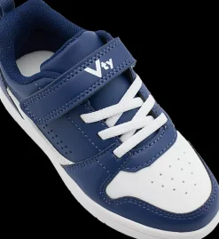 Discount granatowo-białe sneakersy dziecięce Dzieci Sportowe