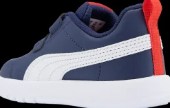 granatowo-białe sneakersy dziecięce Courtflex V3 Dzieci Sportowe|Markowe