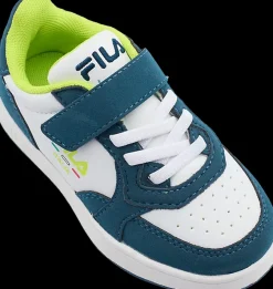 Outlet granatowo-białe sneakersy dziecięce Dzieci Sportowe