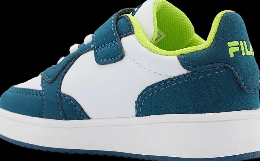 Outlet granatowo-białe sneakersy dziecięce Dzieci Sportowe