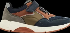 Discount granatowo-brązowe sneakersy dzieciece Dzieci Sportowe