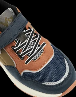 Discount granatowo-brązowe sneakersy dzieciece Dzieci Sportowe
