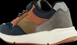 Discount granatowo-brązowe sneakersy dzieciece Dzieci Sportowe