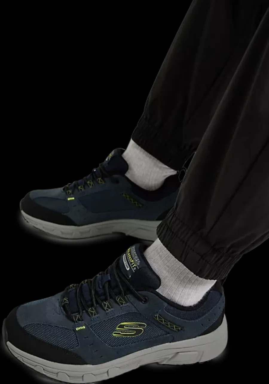 granatowo-czarne sneakersy męskie Oak Canyon Męskie Sportowe|Markowe