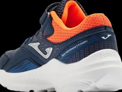 Outlet granatowo-pomarańczowe sneakersy dziecięce Active Jr Dzieci Sportowe