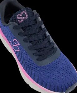 Outlet granatowo-różowe sneakersy damskie Damskie Sportowe|Treningowe
