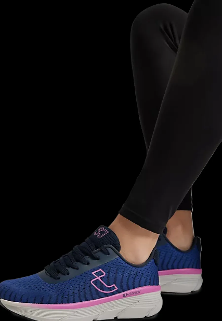 Outlet granatowo-różowe sneakersy damskie Damskie Sportowe|Treningowe