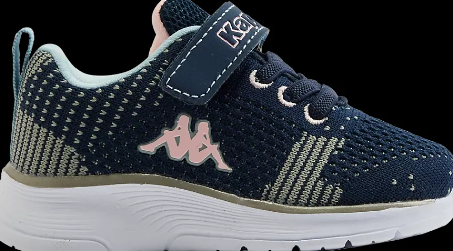 Sale granatowo-różowe sneakersy dziewczęce Dzieci Sportowe|Markowe