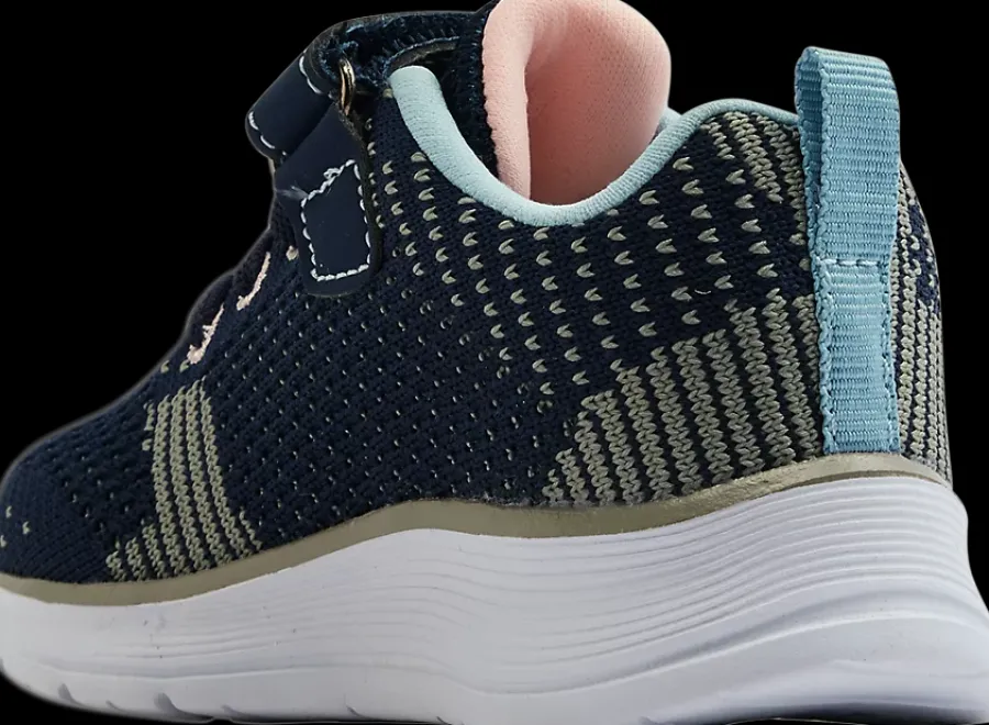 Sale granatowo-różowe sneakersy dziewczęce Dzieci Sportowe|Markowe