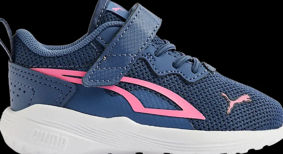 Outlet granatowo-różowe sneakersy dziewczęce All-Day Active Dzieci Sportowe