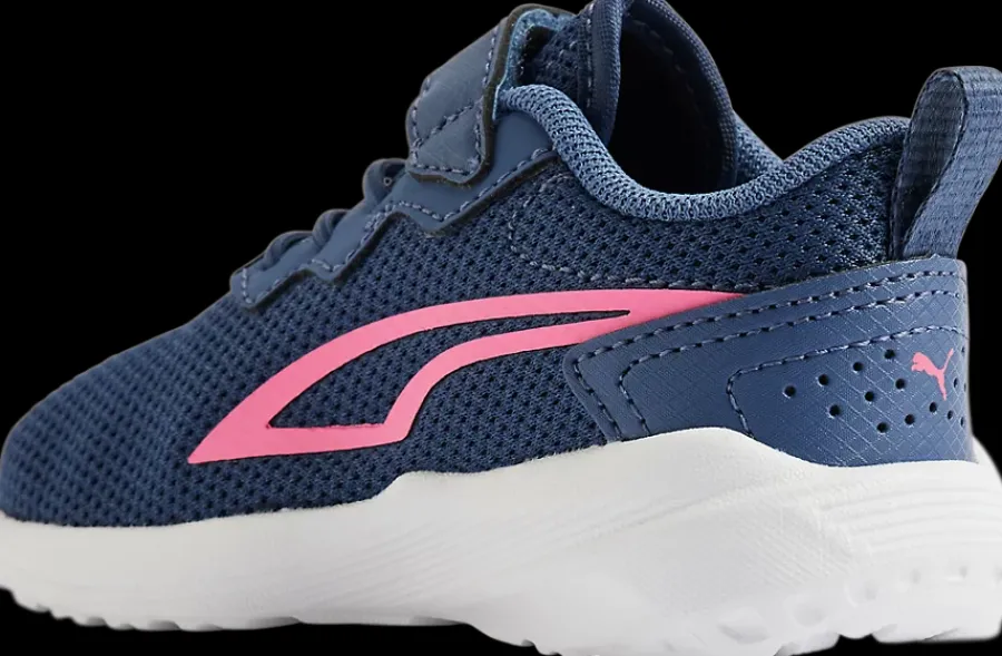 Outlet granatowo-różowe sneakersy dziewczęce All-Day Active Dzieci Sportowe