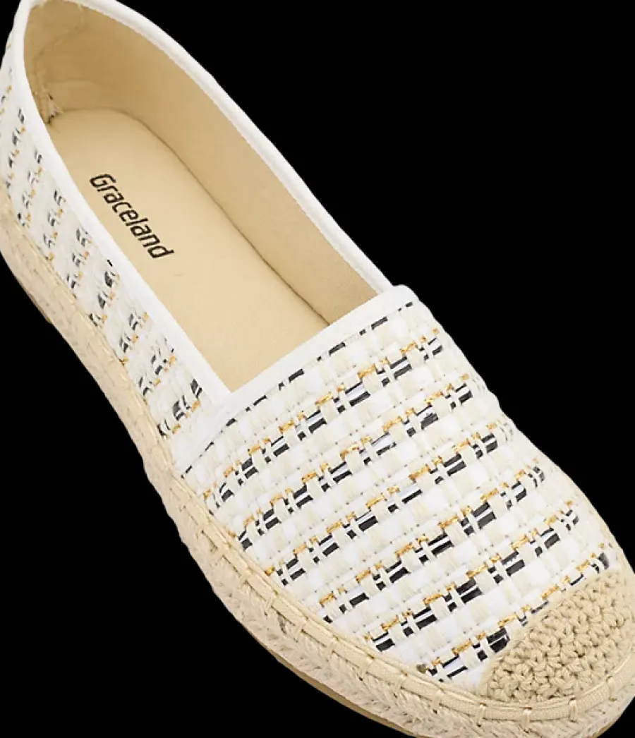 Outlet jasne espadryle damskie Damskie Półbuty
