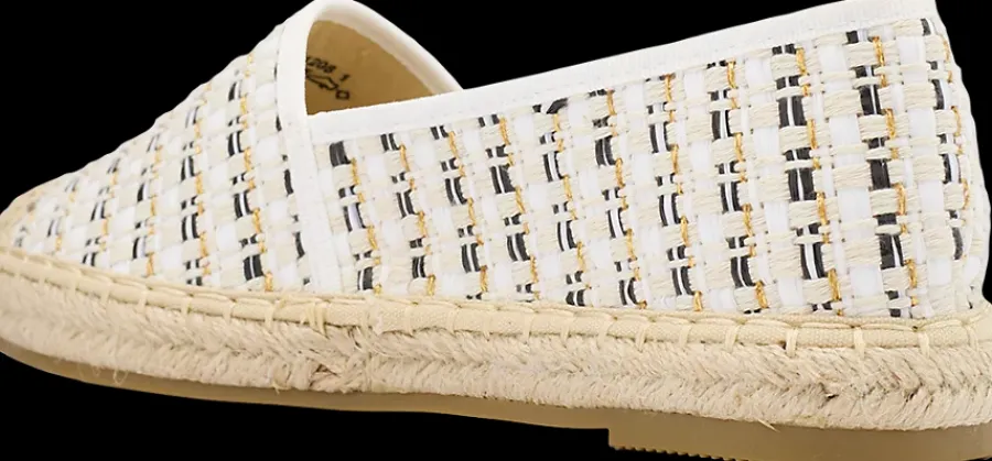 Outlet jasne espadryle damskie Damskie Półbuty